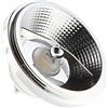 M LEDME Faretto Led GU10 AR111 15W SMD Apertura 24 gradi Bianco caldo 3000K M LEDME