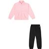 Champion Legacy Script Shop G (405048) -Special PolyWarpKnit Semi-Dull High-Neck Tuta Sportiva, Rosa Pastello/Nero (PRS/NBK), 15-16 Anni Bambina