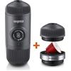 Wacaco - Caffettiera Nanopresso Ground con NS Adattatore - NANO-GREY-NS