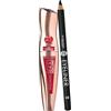 Deborah Milano Set - Include Mascara 24 Ore Instant Maxi Volume con Olio di Melograno, Nero, 12 ml + Matita Eyeliner 01 Nera