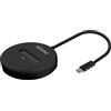 AISENS USB-C Dock M.2 (NGFF) ASUC-M2D013-BK SATA/NVMe A USB3.1 Gen2. Nero