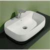 CERAMICA FLAMINIA Flaminia Flag lavabo sospeso o da appoggio cm 64 con piano rubinetteria 1 foro