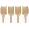 Inspire My Play - 4 x Pale in Silicone impilabili Naturale - Accessorio Perfetto per Sensory Play vassoi - Accessori per Vassoio Tuff
