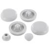 Ideal Standard - Multi Suites, Set gommini originali per sedile, Paracolpi per copriwater, TV10767, Neutro