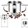 Foyucool Filtro per Caffè Riutilizzabile, Filtro da Caffè Pieghevole
