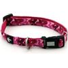 FERRIBIELLA Collare FuXtreme per Cani - Camouflage Rosa, 2,5 x 48-70 cm
