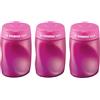 STABILO - Temperamatite Ergonomico - EASYtemperino | per Mancini, Confezione da 3, Rosa