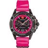 Versace Icon Active 44Mm Cronografo Quarzo Quadrante Nero Vetro Zaffiro Unisex Orologio-VEZ700221, nero