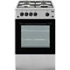 Beko CSS42014FS cucina Elettrico Gas Nero, Argento A