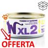 Natural Code 2 Cat Adult XL Tonno e Sardine - Lattina Da 170 Gr - CONFEZIONE RISPARMIO