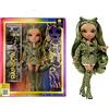 Rainbow High Fashion Doll: OLIVIA WOODS. Bambola Verde Mimetico con Vestito alla Moda e Oltre 10 Accessori di Gioco Colorati. Dai 4 ai 12 Anni