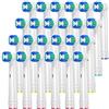REDTRON Testine di ricambio per spazzolini elettrici Oral B, 24 pezzi Precision Clean Teste spazzolino da denti per Vitality Pro Smart Genius Series e altri EB20-P