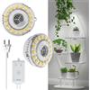 Sansi Lampada LED dimmerabile per orticoltura, 10 W, per piante da interno, lampada a spettro completo, con timer da 4/8/12 h e 4 luminosità, per coltivazione e germinazione di piccole piante