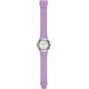 HIP HOP Orologio HWU0766 DONNA CHRONO 39MM quadrante MONO-COLORE BIANCO movimento CRONOGRAFO QUARZO e CINTURINO SILICONE E METALLO VIOLA