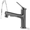 TechVizrs Rubinetto Bagno Estraibile, Miscelatore Lavabo Estraibile con 2 Modalità di Spruzzo Caldo e Freddo Rubinetto a Doppio Comando per Bagno e Cucina Rame G3/8