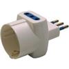 MKC Adattatore triplo con spina 2P+T 10A - 2 prese 10A + 1 Schuko - MKC (unità vendita 1 pz.)