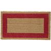 VELCOC Zerbino Cocco - 45 x 80 cm - fondo in vinile - rosso - Velcoc (unità vendita 1 pz.)