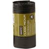 PERFETTO Sacchi per rifiuti Classic Small - 55x70 cm - 45 L - 10 micron - nero - Perfetto - rotolo da 20 sacchetti (unità vendita 1 pz.)