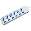 MKC Presa multipla - 6 prese multistandard con interruttore singolo - MKC (unità vendita 1 pz.)