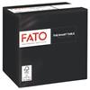 FATO Tovagliolo - carta - 24 x 24 cm - 2 veli - nero - Fato - conf. 100 pezzi (unità vendita 1 pz.)