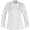 Giblor's Giacca cuoco Celine - da donna - manica lunga - taglia L - bianco - Giblor's (unità vendita 1 pz.)