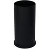 STILCASA Portaombrelli Steel - con vaschetta interna - diametro 24 cm - H 49 cm - 22 L - acciaio - nero - Stilcasa (unità vendita 1 pz.)