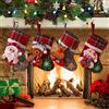 JOKILY Calza di Natale Personalizzata, Calze Natalizie,Calze Natalizie 3D Grandi, Grande Calza Regalo per Bambini Regalo Vacanza in Famiglia Decorazioni per Feste di Natale Decorazione per Albero