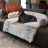 Danchen Divano letto ortopedico per cani, morbido cuscino calmante in morbido peluche, sollievo di lusso, per migliorare il sonno, coperta per cani di taglia media e grande, lavabile, rimovibile,