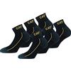 Caterpillar 6 Paia Robust Work Sneaker, calzini da lavoro in morbido cotone, punta e tallone rinforzati, CORDURA Fiber Technology (Nero, 39-42)