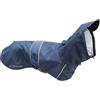 Croci Hiking City impermeabile regolabile per cani, giacca traspirante, riflettente e antivento, per cani grandi e piccoli, colore blu, taglia M, 50 cm