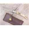 arburesa COLTELLO ARTIGIANALE 20 CM arburesa manico corno muflone scuoio sardo incisione