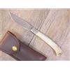 arburesa COLTELLO ARTIGIANALE 20 CM arburesa manico corno muflone scuoio sardo incisione