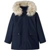 NAME IT NKMMILLO Parka Jacket Long Noos Uomo, Dark Sapphire, 152 Bambino