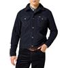 Wrangler 124mj Sherpa Giacca, Nero, S Uomo