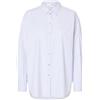 SELECTED FEMME Slfnova-Maglietta Oxford Noos Camicia, Bianco Brillante/Strisce: Infinito Sky, 46 Donna