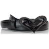Pinko Love Heart H2 Belt Pelle Vintage Cintura, Z99B_Nero Limousine Block Color, M Donna