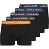 Jack & Jones Oliver, boxer Solid Trunk da uomo (taglia forte) (confezione da 5)