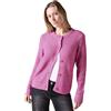 Cecil B253841 Cardigan a Maglia Grossa, Gioiello Rosa, XL Donna