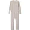 NAME IT NMFWOSSA Wool/Silk Rib Nightsuit, Pigiama Bambina, Rosa,
