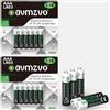avmzvo Batterie AAA 12 pezzi, LR03 1,5 V, potenza duratura, ad alte prestazioni, alcaline, possono essere utilizzate per giocattoli, sveglie e altri dispositivi elettronici【10 anni di garanzia】