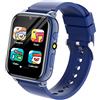 Moikmlih Smartwatch Bambini con Chiamate, 26 Giochi，Orologio Telefon per Ragazzi di 4-12 Anni, Telecamera, Musica, Modalità Scolastica, Smartwatch Giocattolo Grande Regalo per Bambina (Blu)