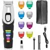 Wahl Color Trim Regolabarba con pettini codificati per colore | Pettini per un taglio uniforme, 8 pettini colorati intercambiabili, 250 min di autonomia, ricarica USB, rifinitura barba