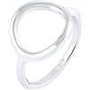 Elli Anello da Donna in Argento, Misura 18