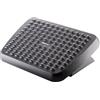 Fellowes poggiapiedi da scrivania standard, regolabile, poggia piedi ergonomico per casa e ufficio, colore nero
