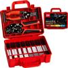 PEBA Pinze Crimpatura Set, Crimpatrice 0,03-0,5 mm² con 26 stili kit di Connettori D upont 2,54mm e JST-XH 2,5mm, Pin a Crimpare e Spelafili, Pinze per Connettori D upont, JST(XH/SM/SYP/RE/PH), Molex