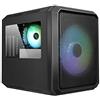 Itek Case QBO 8 EVO - Micro ATX, USB3, 200+120mm ARGB fan, Card Reader, 3x Trasp Window