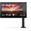 LG 27UN880P ERGO Monitor 27 UltraHD 4K LED IPS HDR 400, 3840x2160, 5ms, AMD FreeSync 60Hz, Flicker Safe, Nero