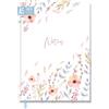 Häfft® Trendstuff Taccuino A5 a quadretti con segna libro Sweet Flowers