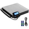 Drcowu Bilancia Postale Digitale 200kg/440lb, Bilancia per Pacchi da 10g/0,35oz con Funzione di Mantenimento e Tara, Bilancia per Posta con Ampio Display Digitale LCD, Alimentata a Batterie e USB