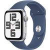 Apple Watch SE GPS 44mm Cassa in Alluminio Color Argento con Denim Sport Band M/L